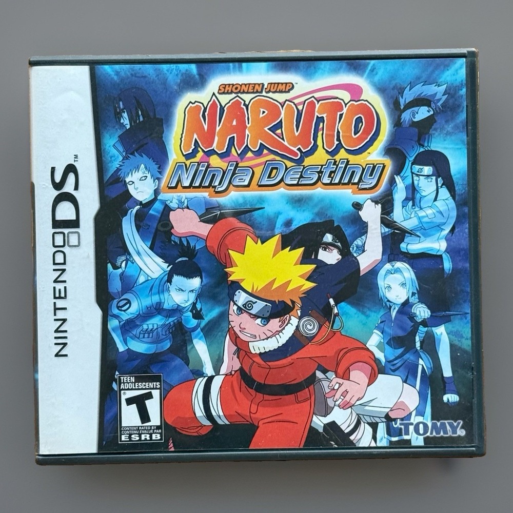 Naruto: Ninja Destiny (Nintendo DS, 2008) BOX ONLY! Great Shape, Manuals